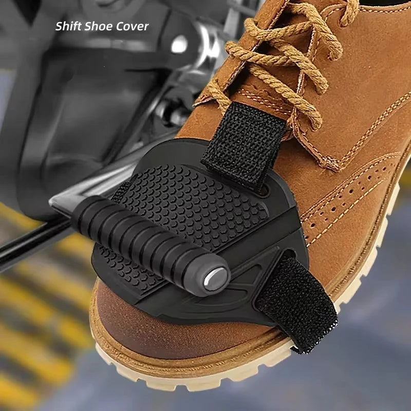 Rubber Motorcycle Shift Pad Motorbike Anti-Slip Gear Shoes Cover Motorcycle Moto Boots Shifter Guards Protector Pad Accessories