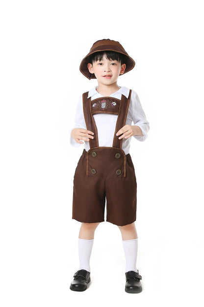 Classic Male Oktoberfest Costumes Bavarian Men's Suspenders Lederhosen Costume Cosplay Carnival Halloween Party Fancy Outfit