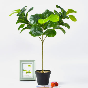 Simulation Ficus Lyrata Bonsai Greenery Fake Trees Soft Decoration Engineering Garden Landscaping Home