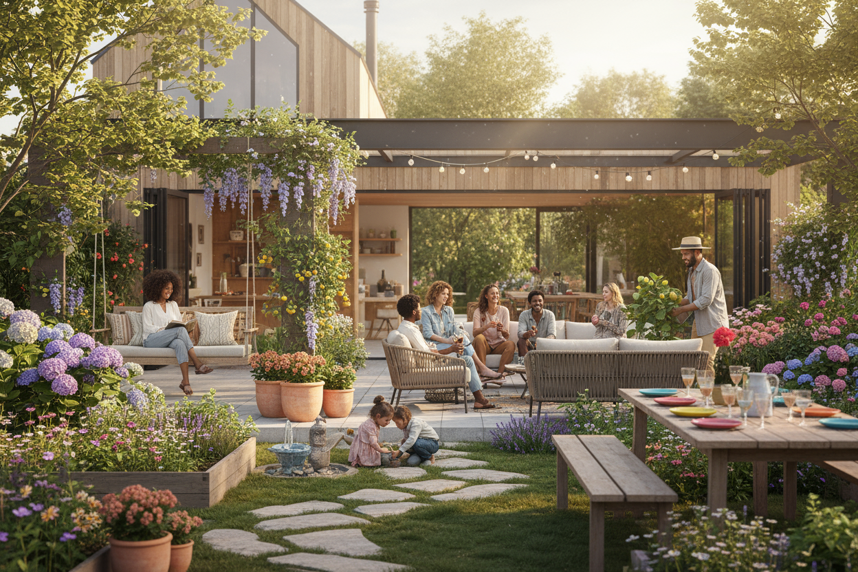 Home & Garden With People